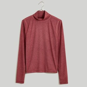 Madewell Women’s Semi-Sheer Mockneck Tee Size Small